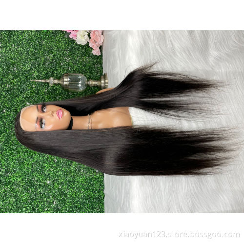Mayqueen Pre-Plucked Straight Mink Brazilian Raw Virgin Hair hd Transparent Lace Frontal Wig Human Hair Wigs for Bulk Wholesale